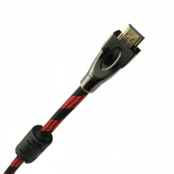 Extradigital HDMI to HDMI, 10m, v1.4b, 28 AWG, Gold, Nylon, 2xFerrites